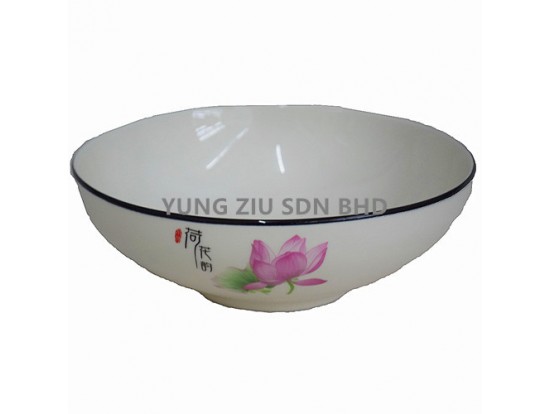 6.3^CERAMICS JAPANESE BOWL(LOTUS)(1P)CNY(10543)